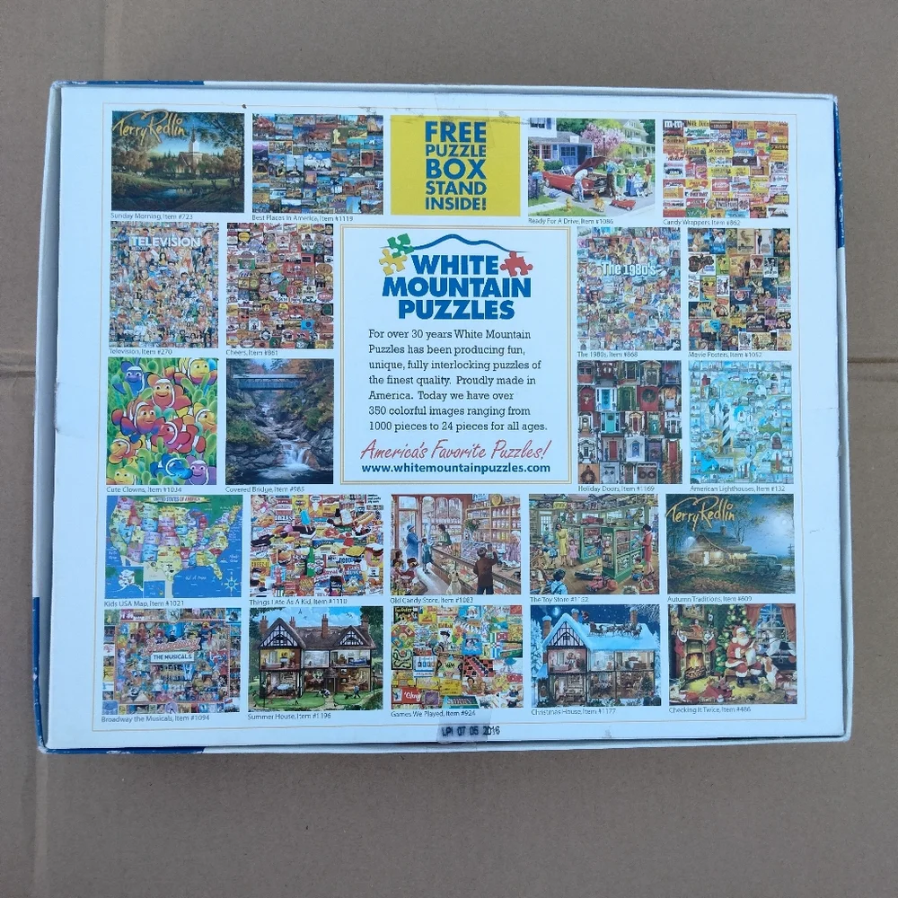 White Mountain 1000 Piece Puzzle 